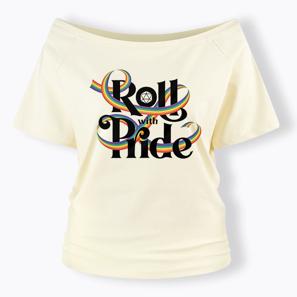 Roll With Pride Off Shoulder T-shirt