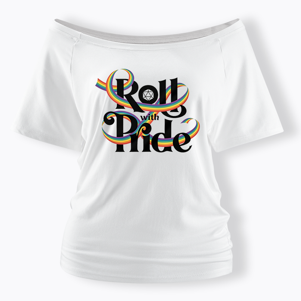Roll With Pride Off Shoulder T-shirt