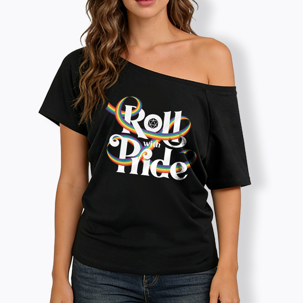 Roll With Pride Off Shoulder T-shirt