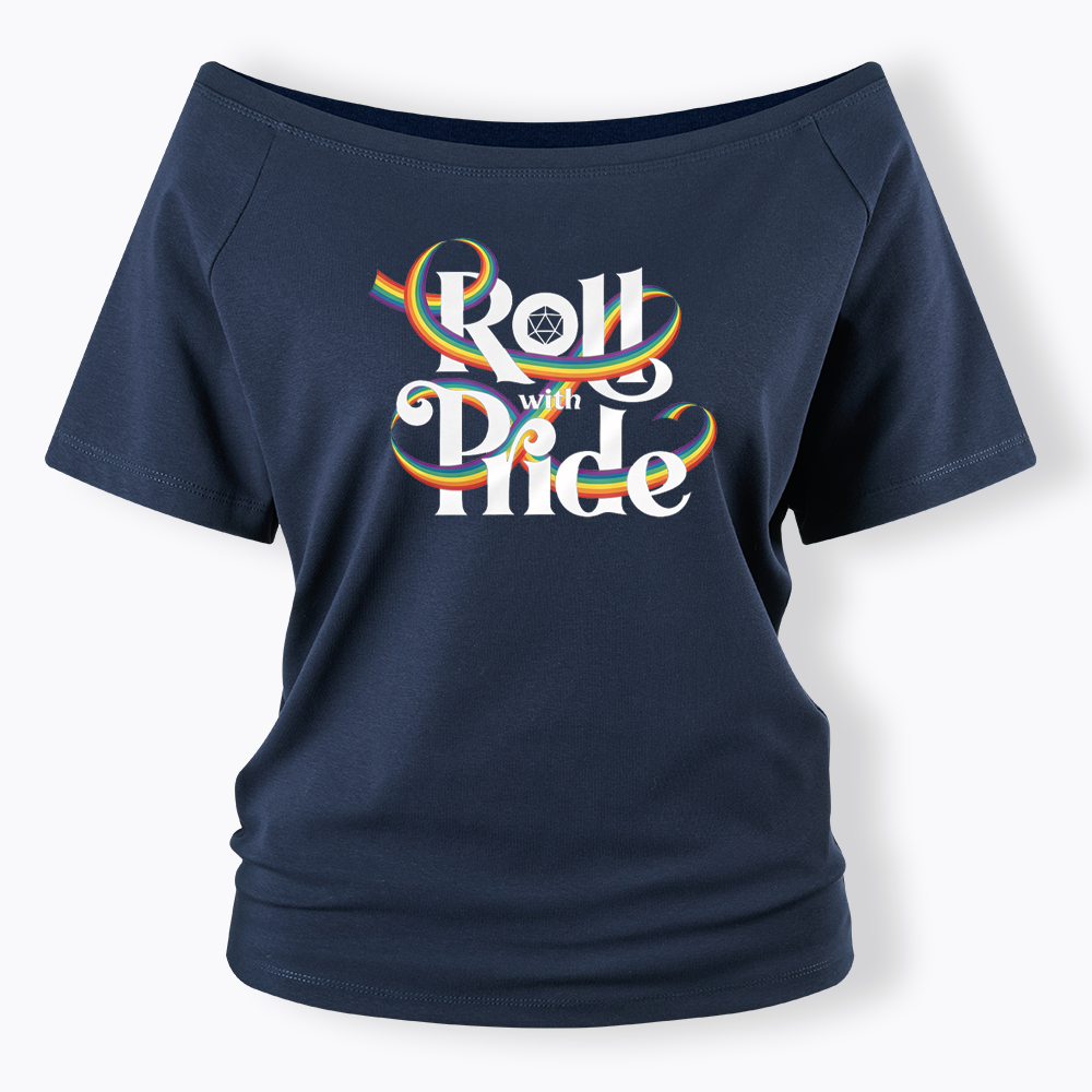 Roll With Pride Off Shoulder T-shirt
