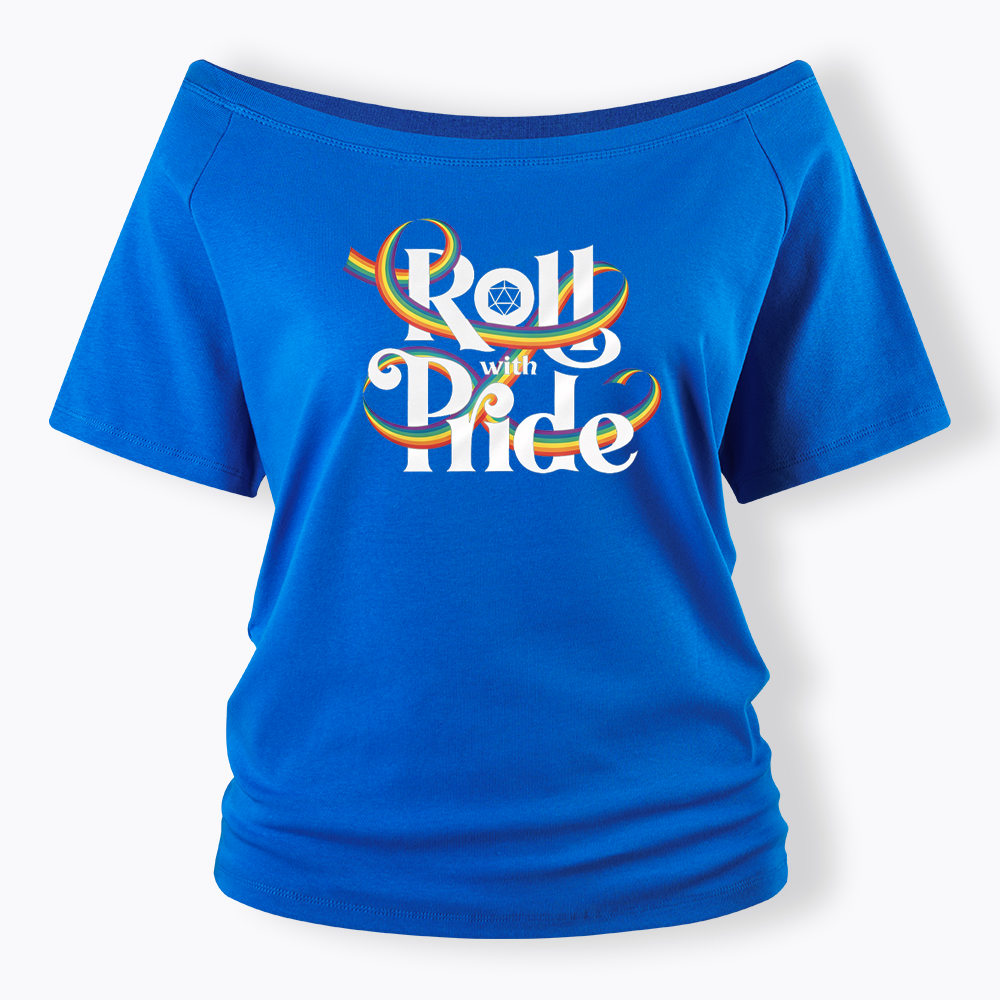 Roll With Pride Off Shoulder T-shirt