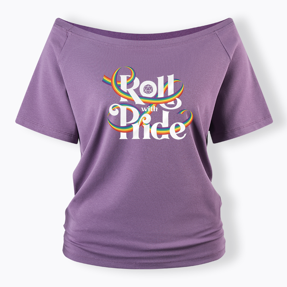 Roll With Pride Off Shoulder T-shirt