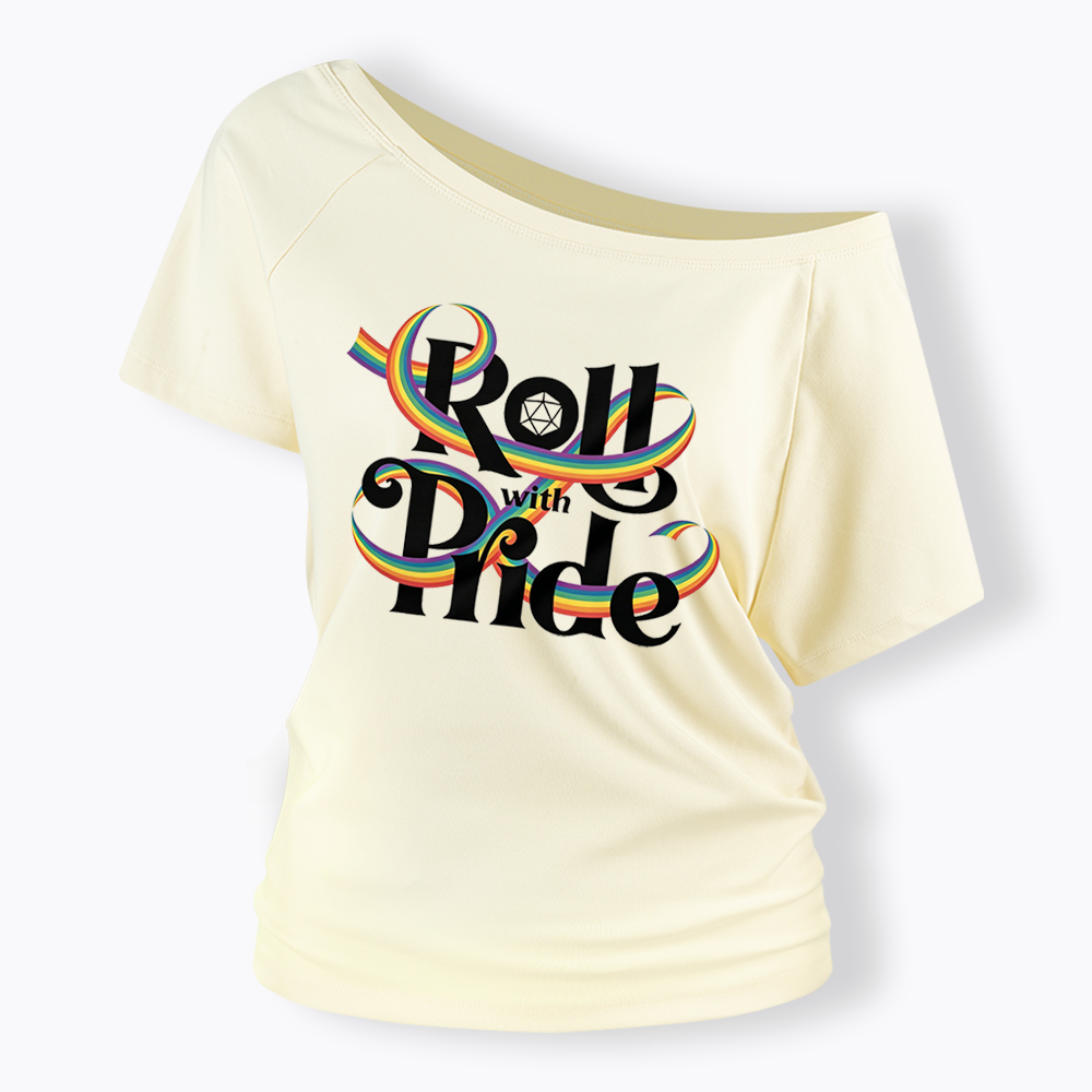 Roll With Pride Off Shoulder T-shirt