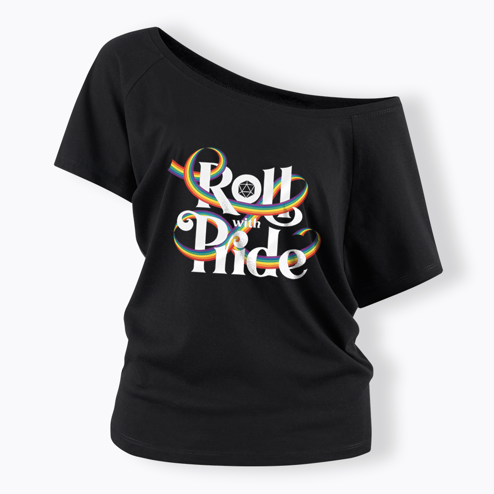 Roll With Pride Off Shoulder T-shirt