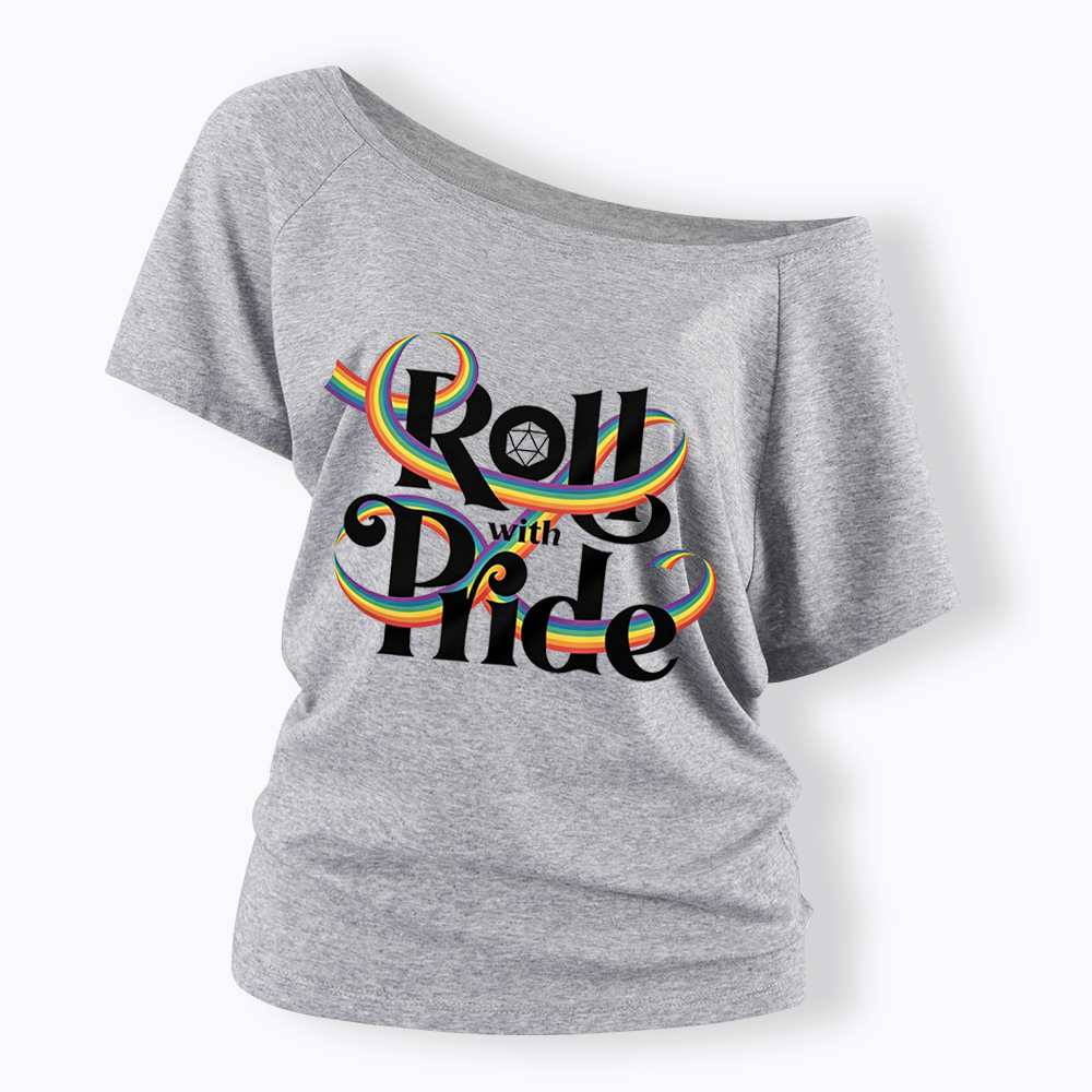 Roll With Pride Off Shoulder T-shirt