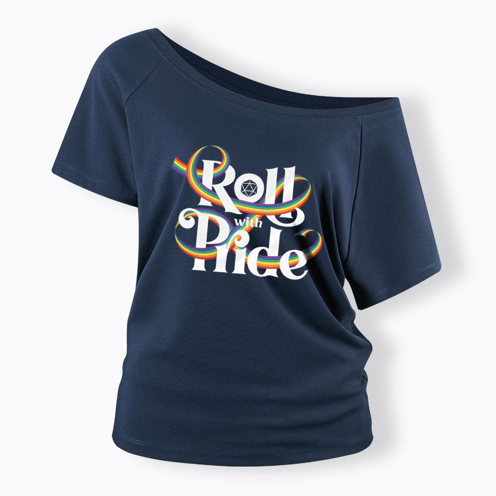 Roll With Pride Off Shoulder T-shirt