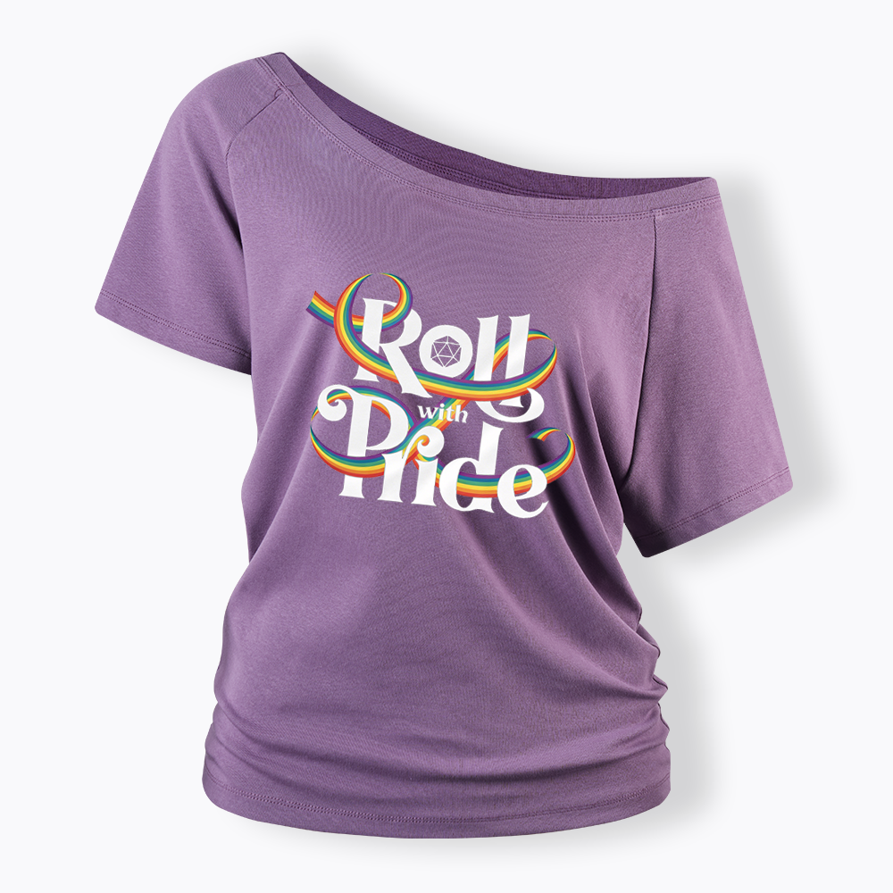 Roll With Pride Off Shoulder T-shirt