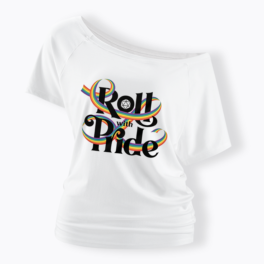 Roll With Pride Off Shoulder T-shirt