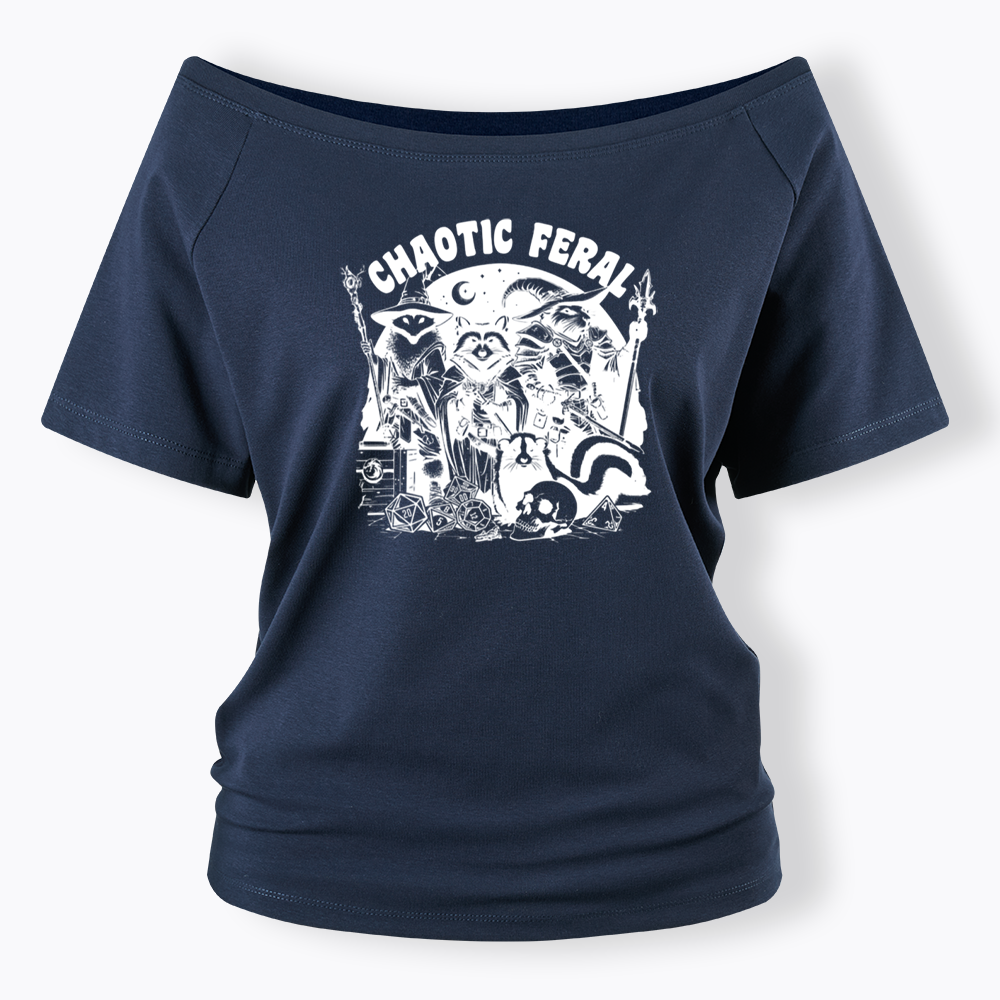 Chaotic Feral Off Shoulder T-shirt
