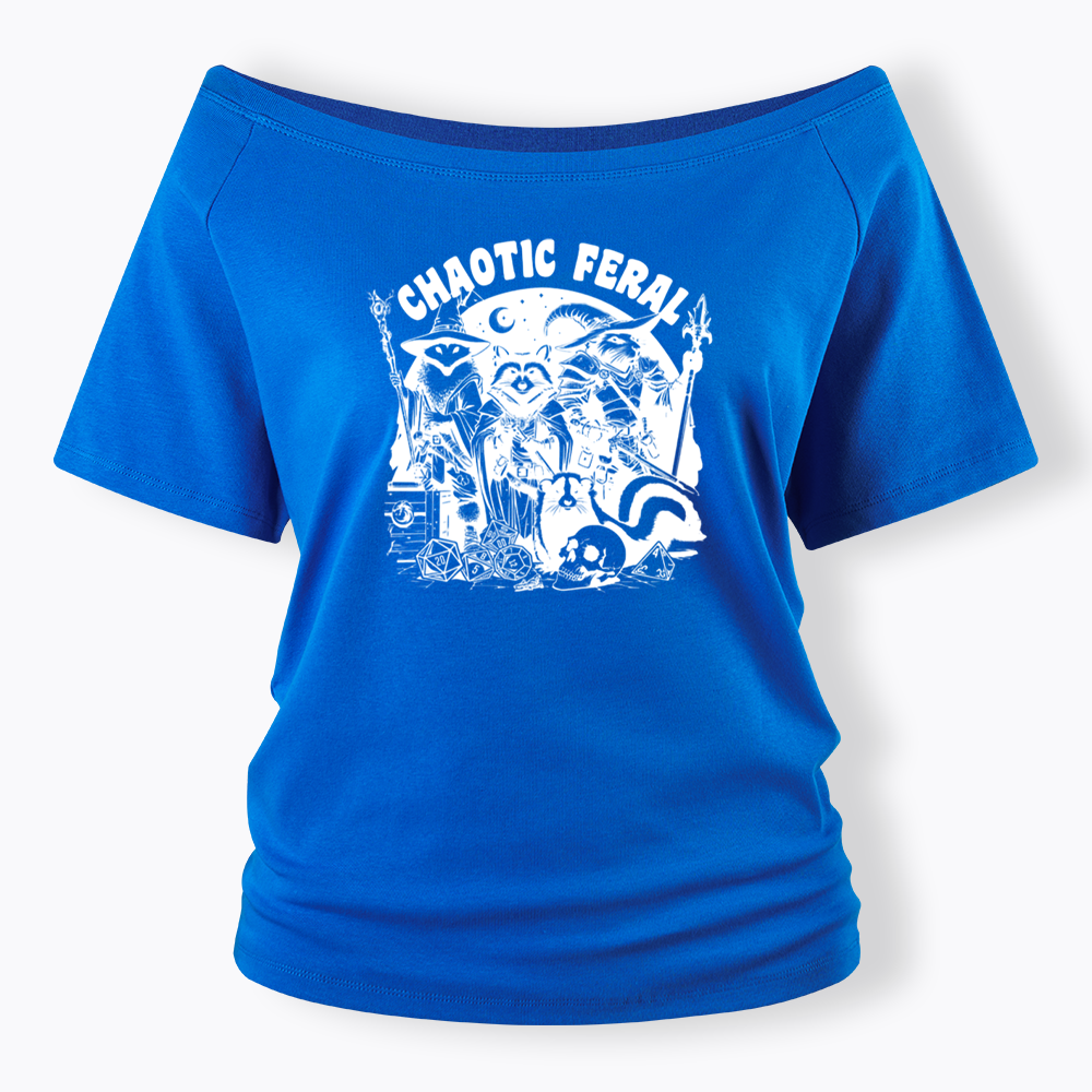 Chaotic Feral Off Shoulder T-shirt