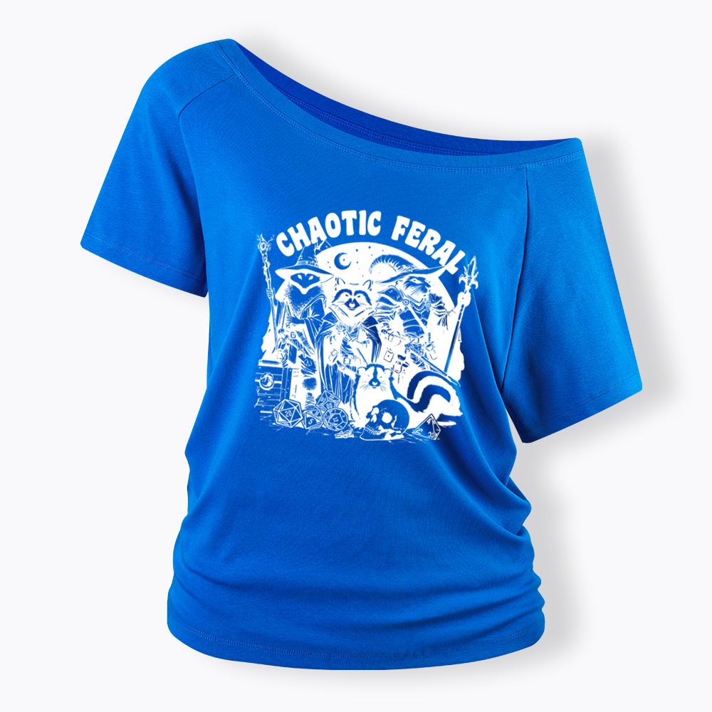Chaotic Feral Off Shoulder T-shirt