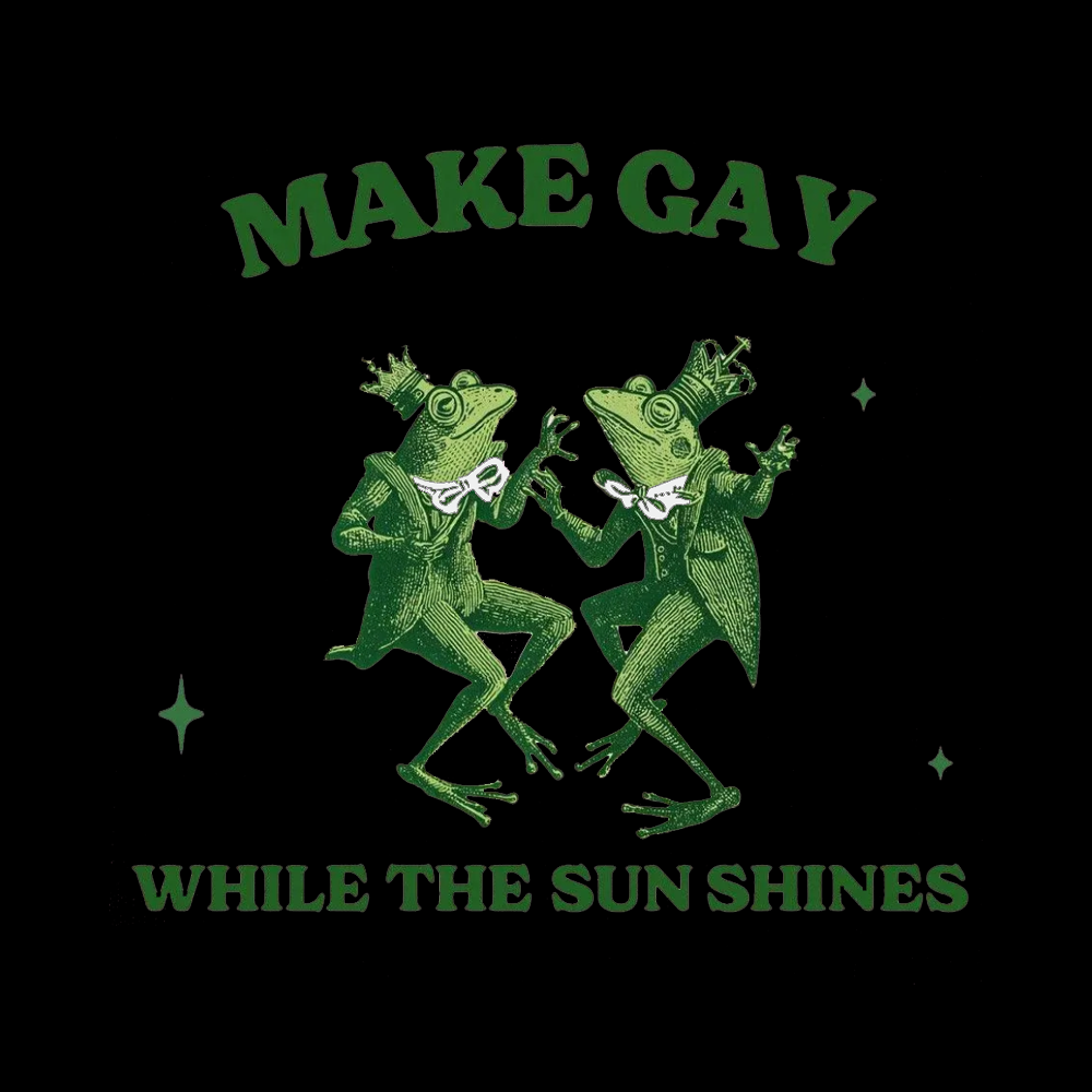 Make Gay While The Sun Shines Off Shoulder T-shirt