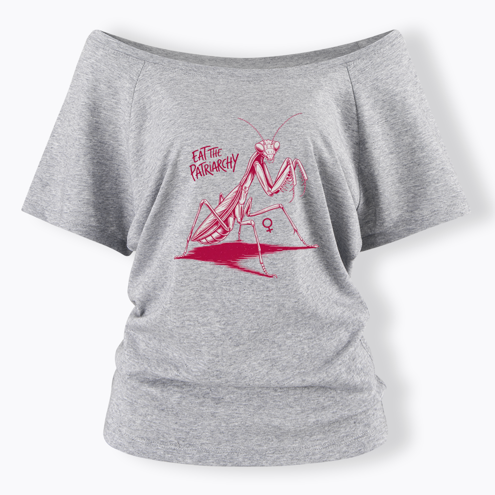 Eat The Patriarchy Off Shoulder T-shirt