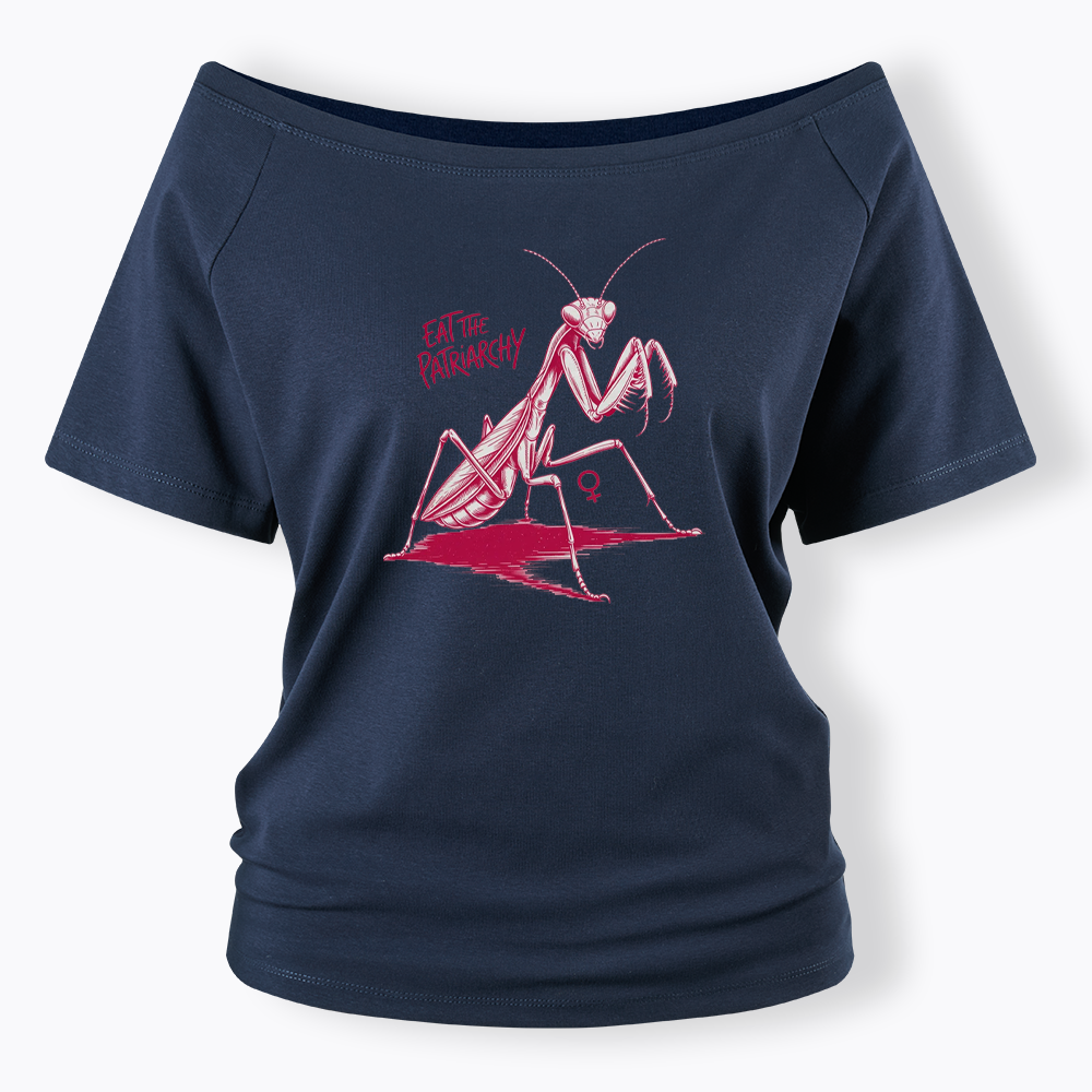 Eat The Patriarchy Off Shoulder T-shirt