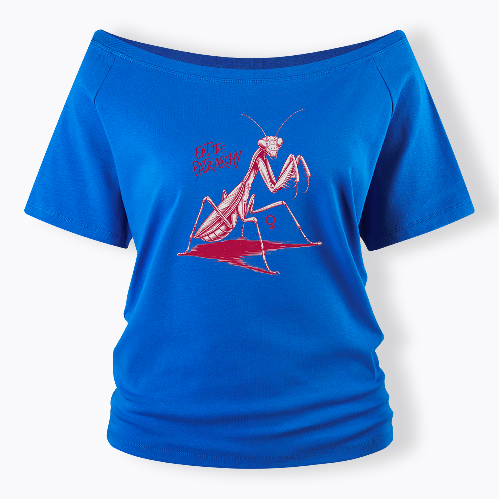 Eat The Patriarchy Off Shoulder T-shirt