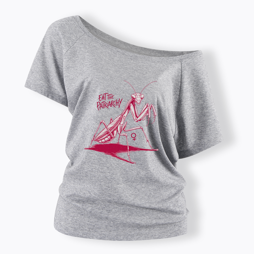 Eat The Patriarchy Off Shoulder T-shirt