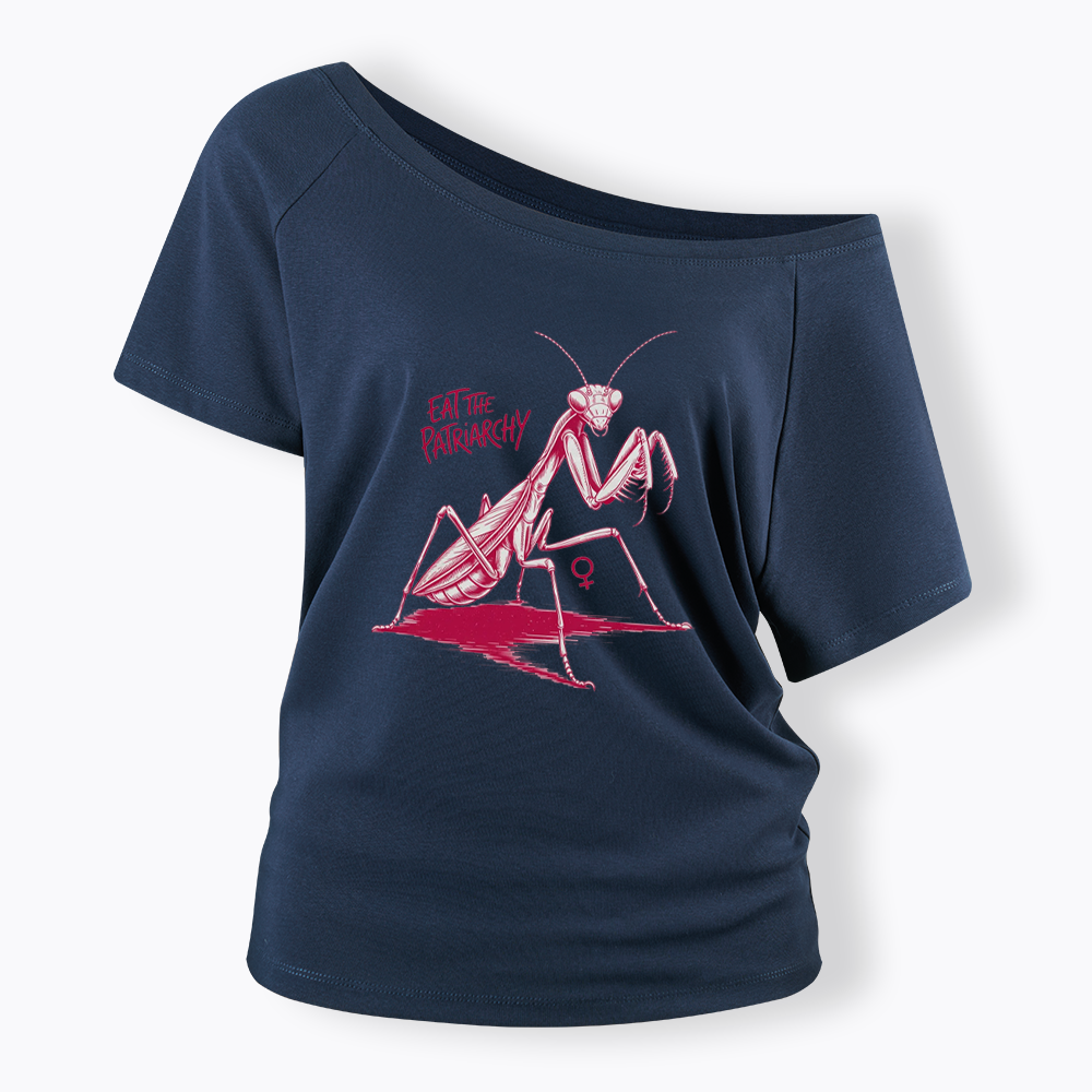 Eat The Patriarchy Off Shoulder T-shirt