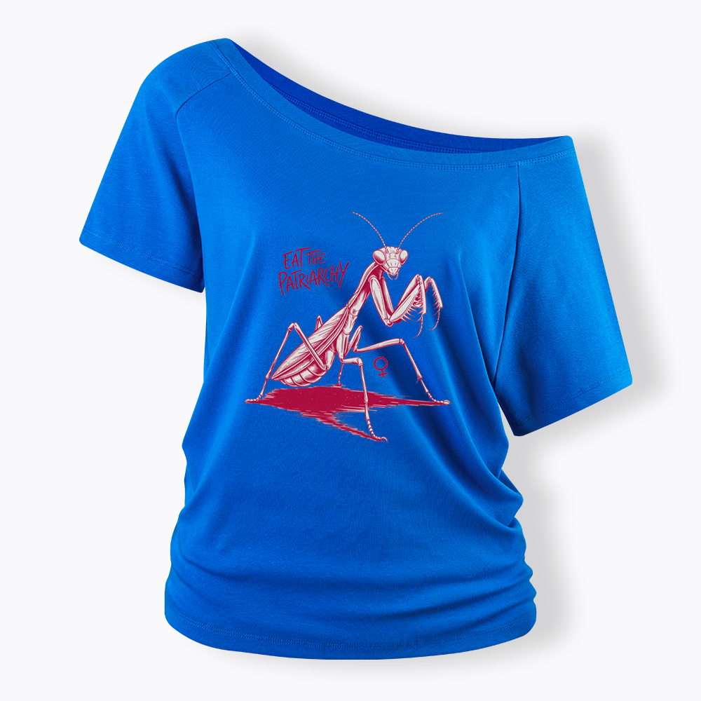 Eat The Patriarchy Off Shoulder T-shirt