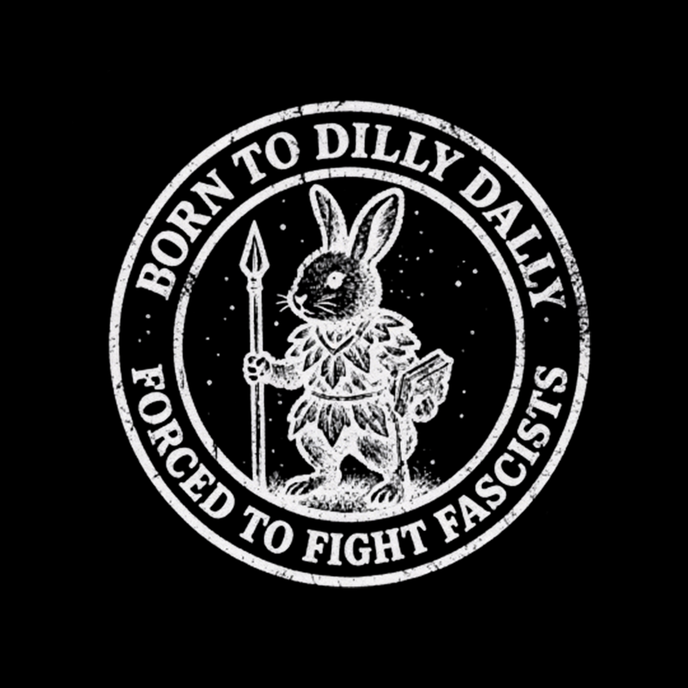 Born to Dilly Dally Forced to Fight Off Shoulder T-shirt