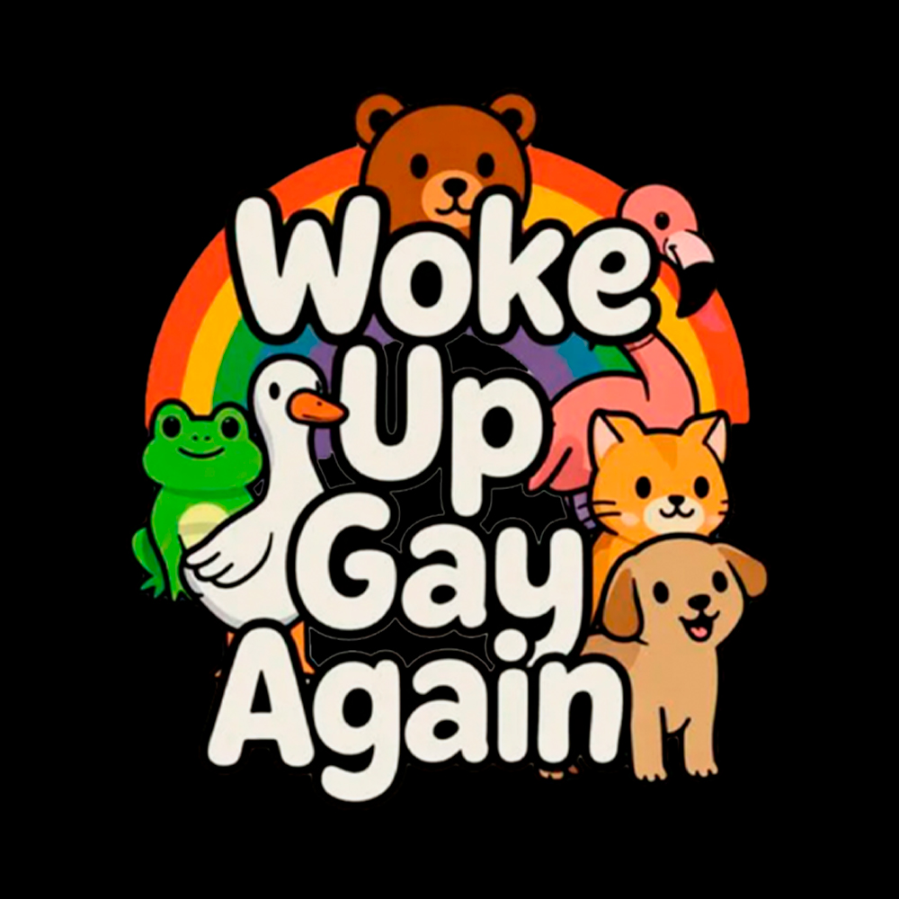 Woke Up Gay Again Off Shoulder T-Shirt