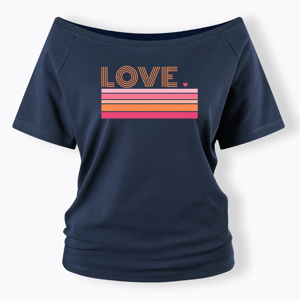 Love Off Shoulder T-shirt