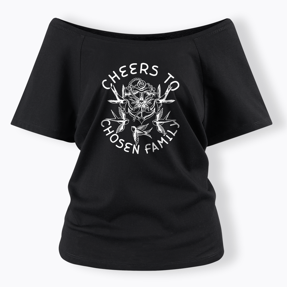 Chosen Family Off Shoulder T-shirt