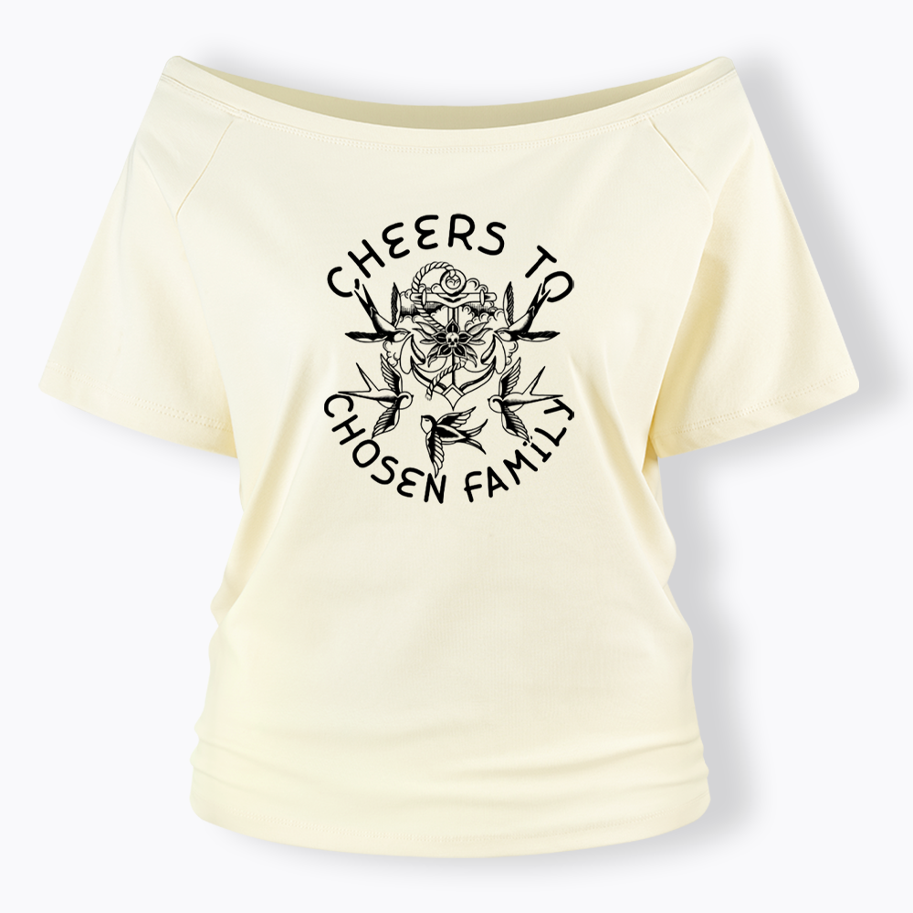 Chosen Family Off Shoulder T-shirt