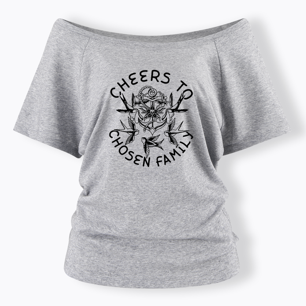 Chosen Family Off Shoulder T-shirt