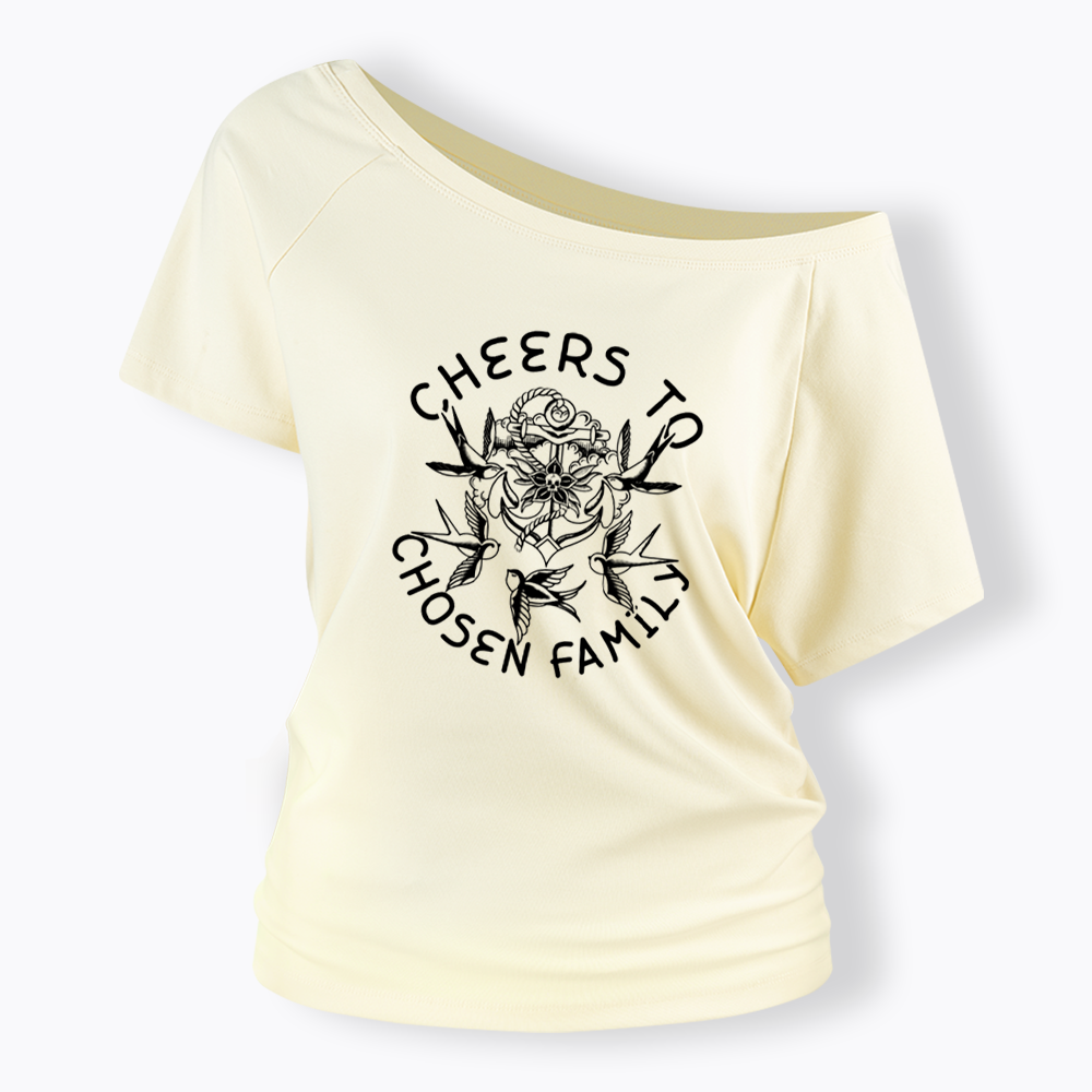 Chosen Family Off Shoulder T-shirt
