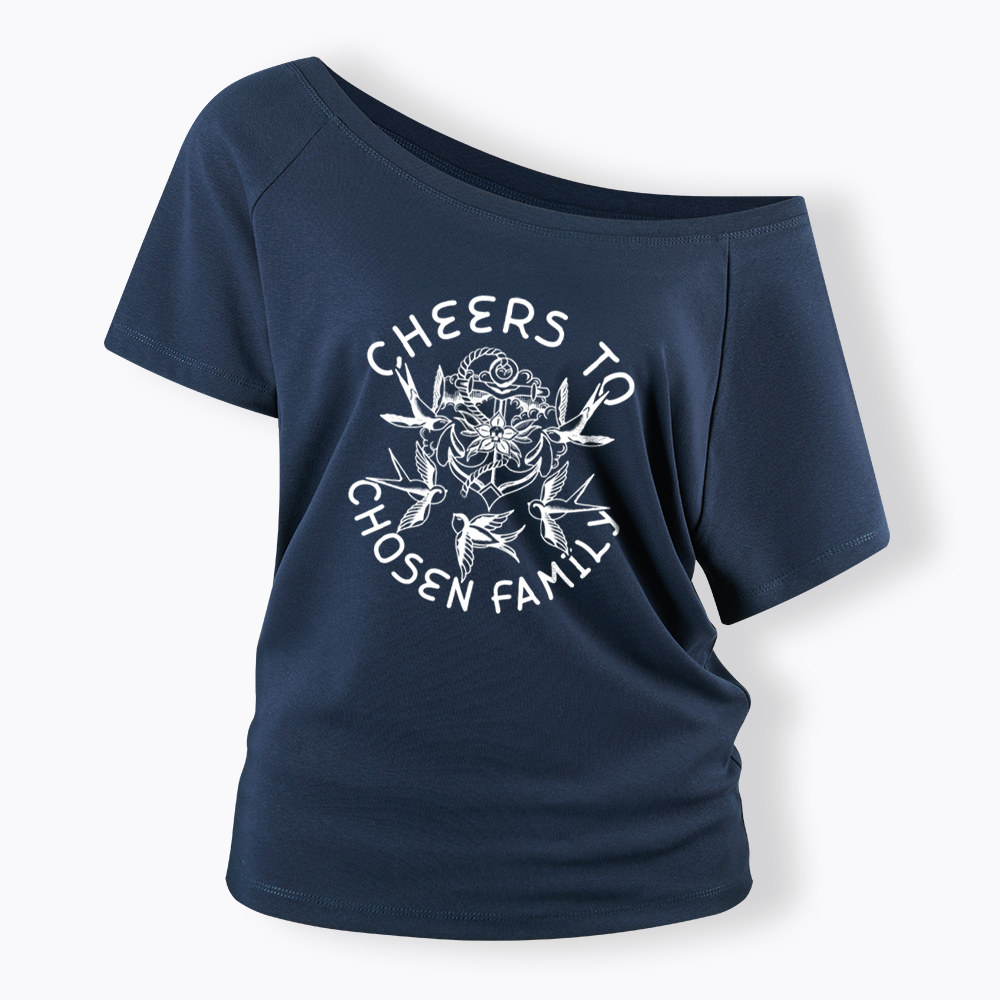 Chosen Family Off Shoulder T-shirt