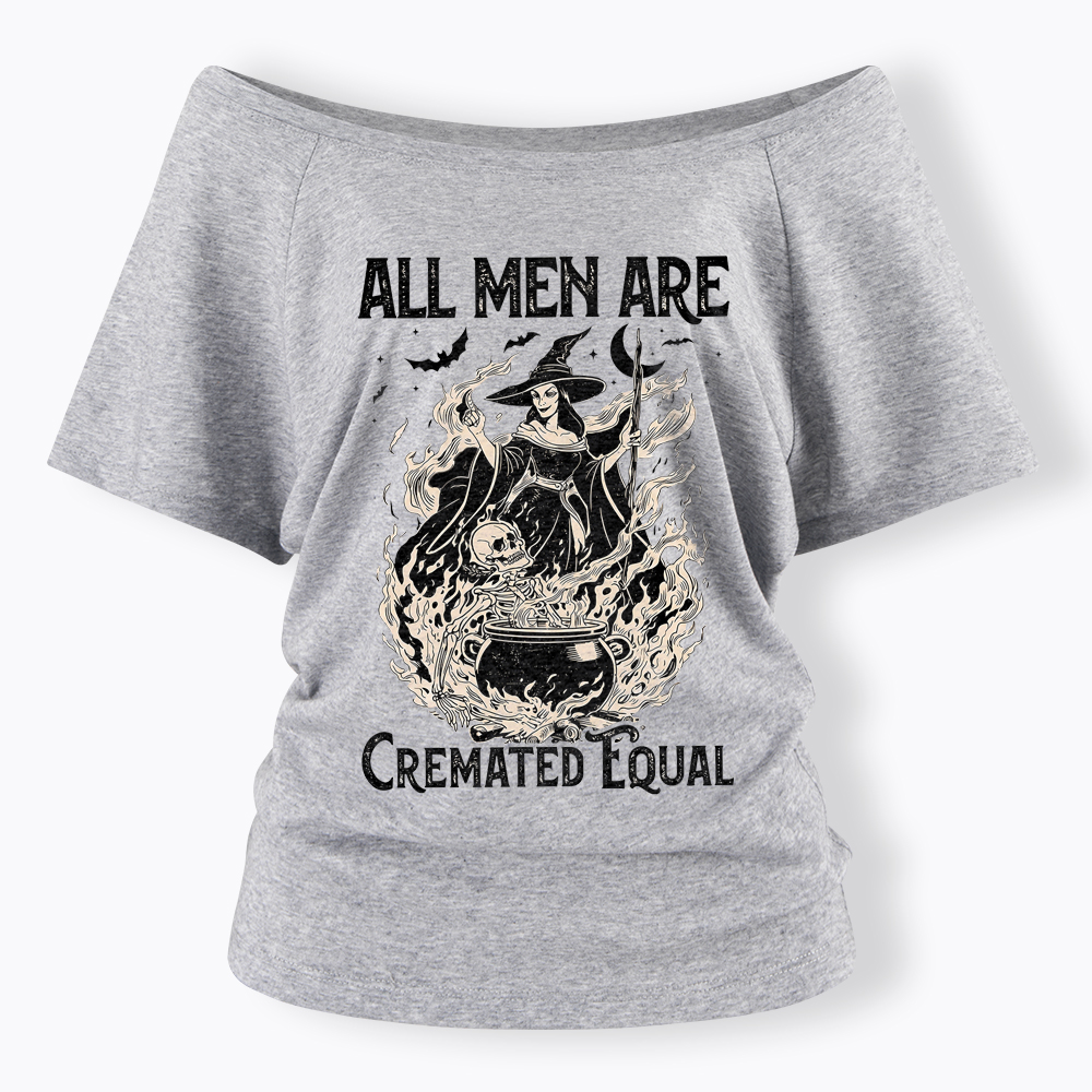 All Men Are Created Equal Off Shoulder T-Shirt