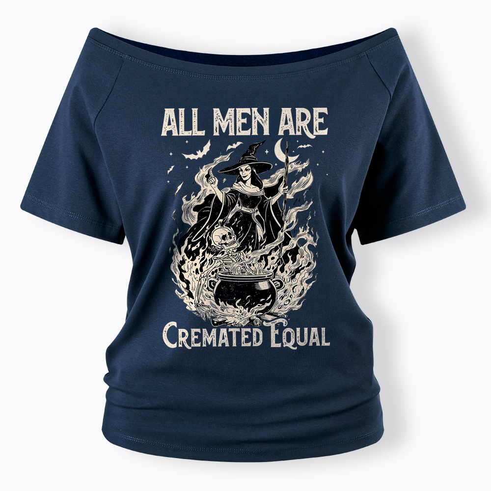 All Men Are Created Equal Off Shoulder T-Shirt