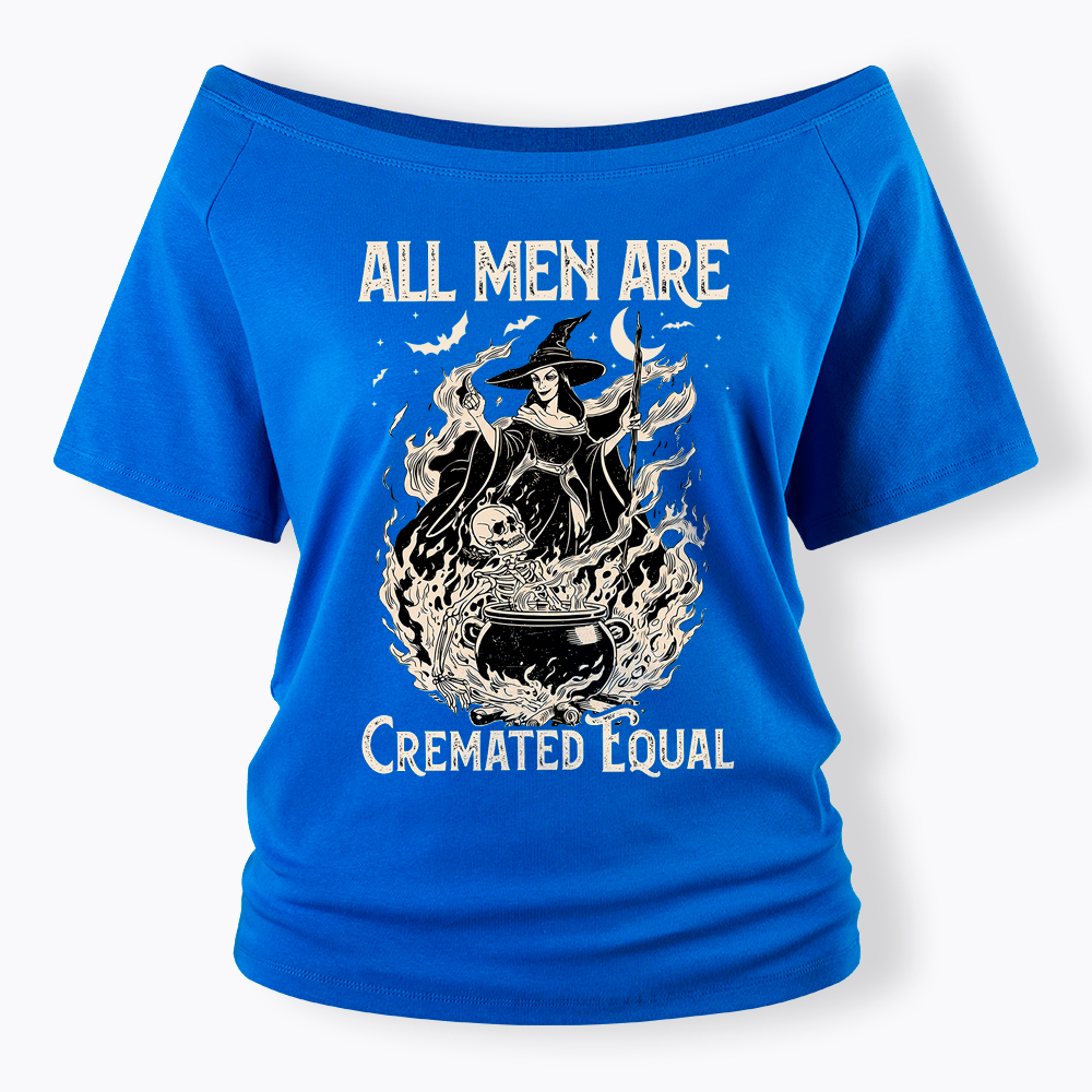 All Men Are Created Equal Off Shoulder T-Shirt