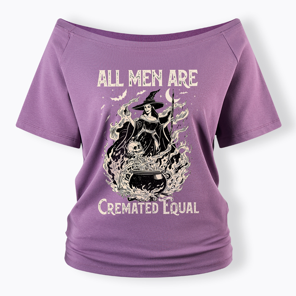 All Men Are Created Equal Off Shoulder T-Shirt