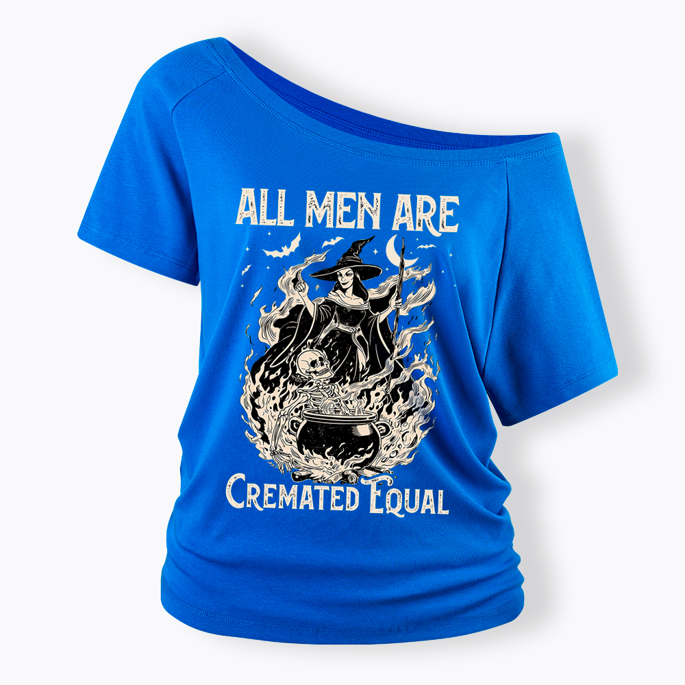All Men Are Created Equal Off Shoulder T-Shirt
