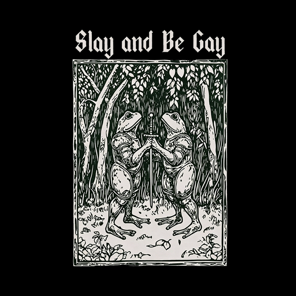 Slay and Be Gay Off Shoulder T-shirt