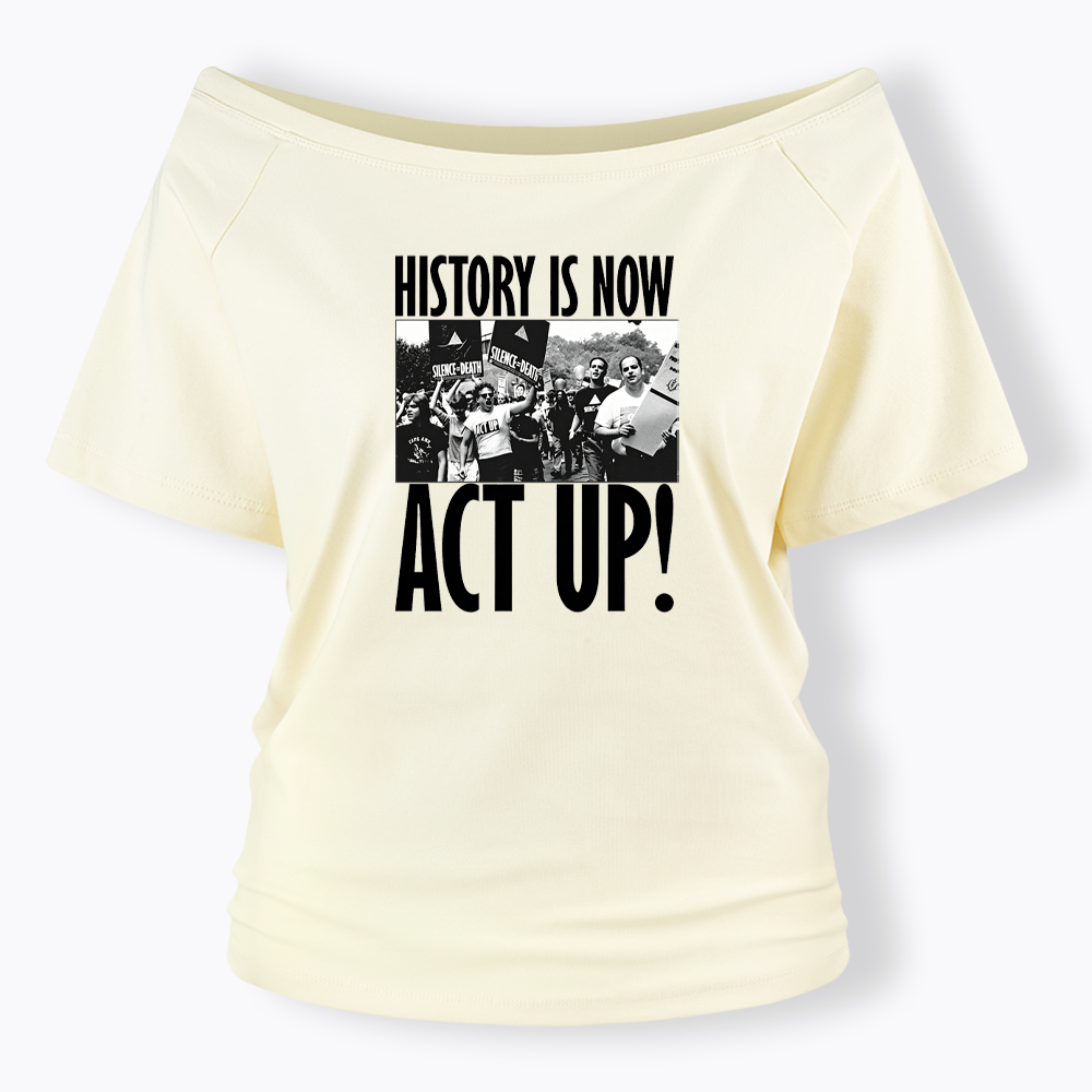 ACT UP Off Shoulder T-shirt