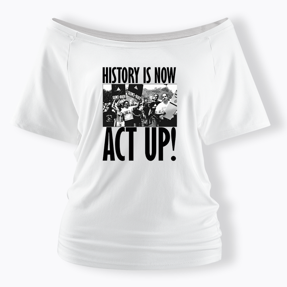 ACT UP Off Shoulder T-shirt