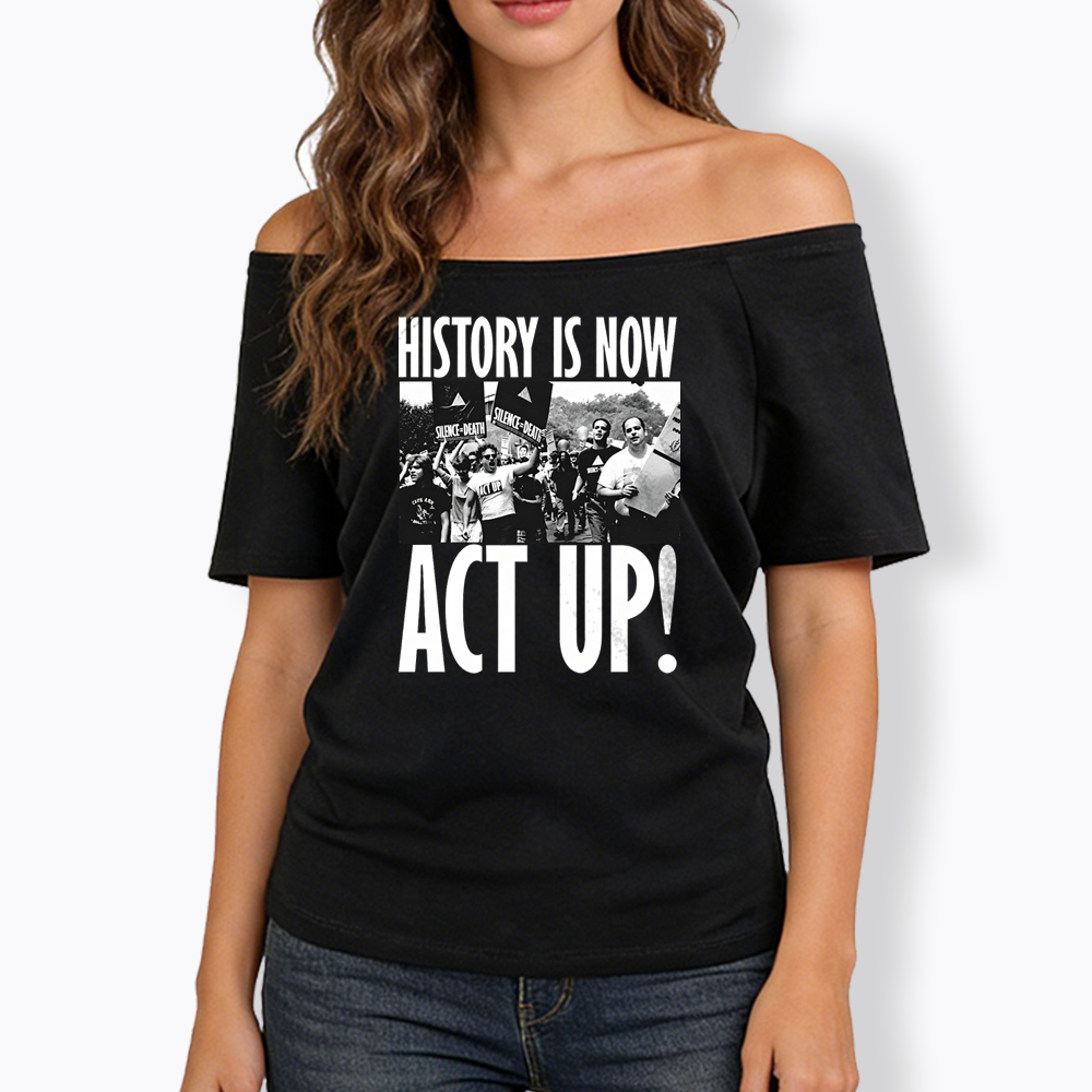 ACT UP Off Shoulder T-shirt