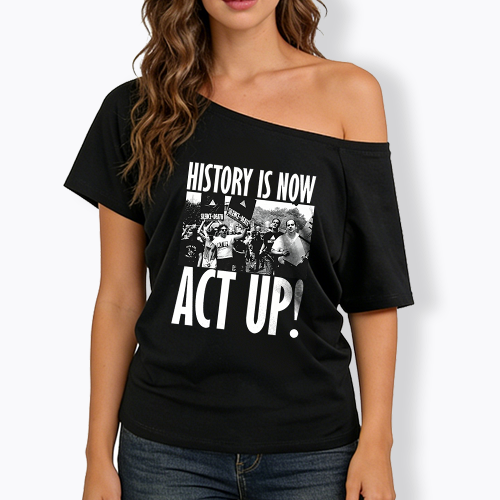 ACT UP Off Shoulder T-shirt
