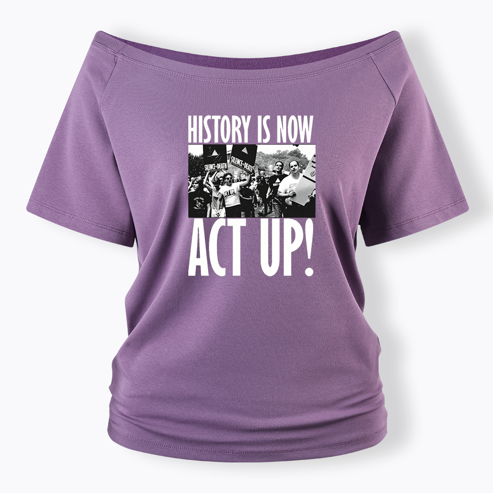 ACT UP Off Shoulder T-shirt