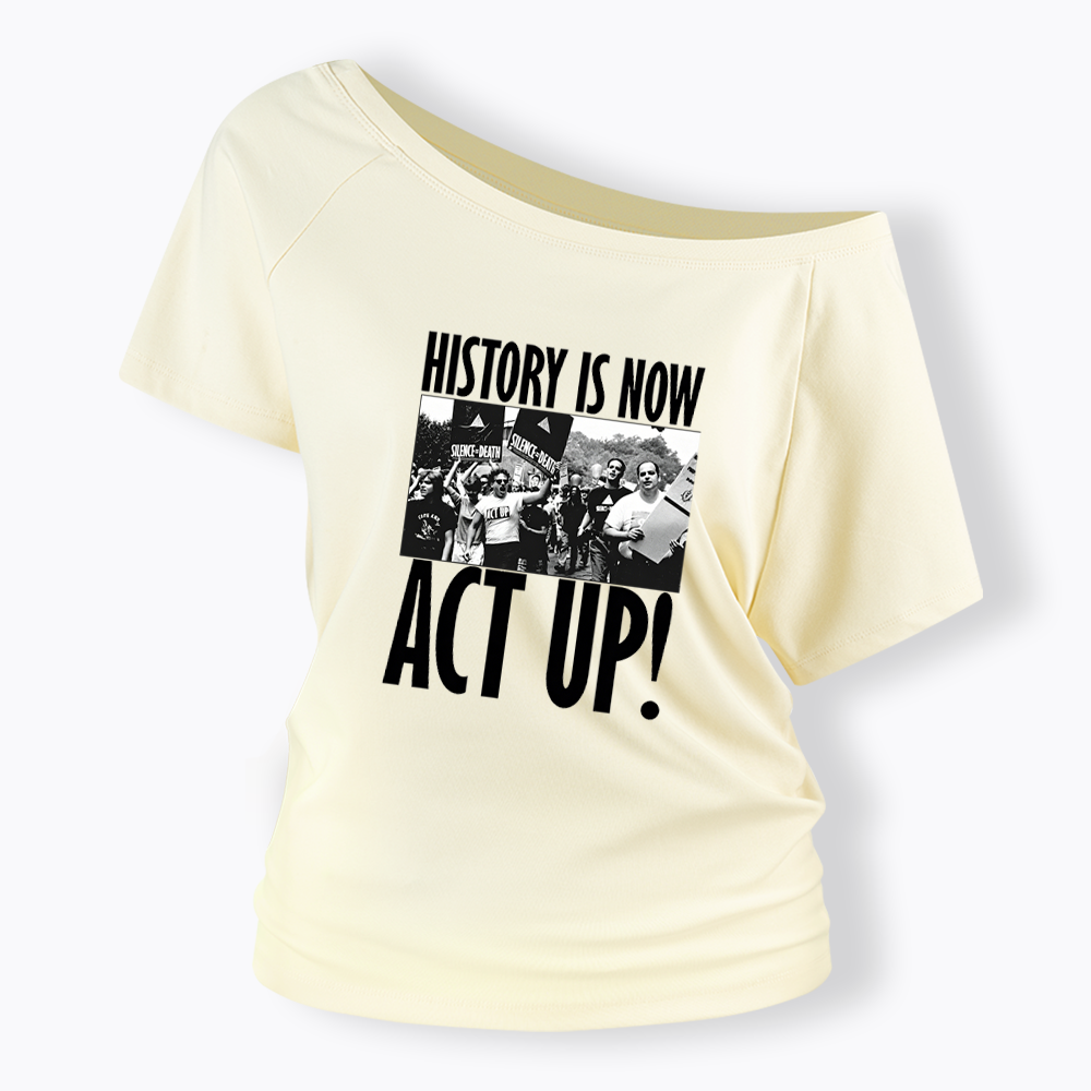 ACT UP Off Shoulder T-shirt