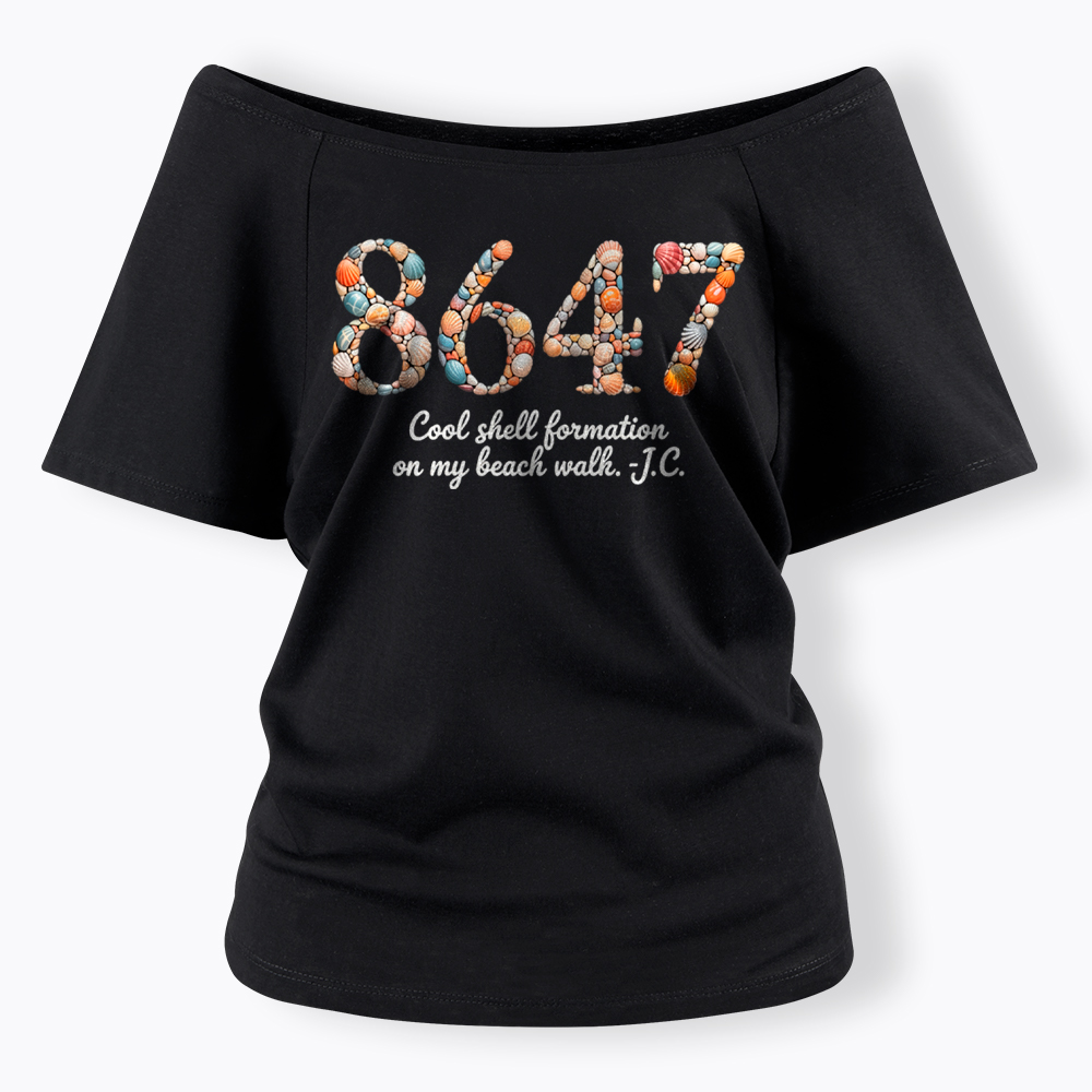 8647 Off Shoulder T-Shirt