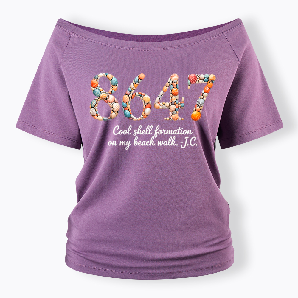 8647 Off Shoulder T-Shirt