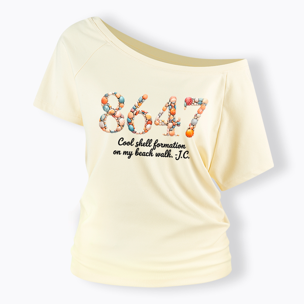 8647 Off Shoulder T-Shirt