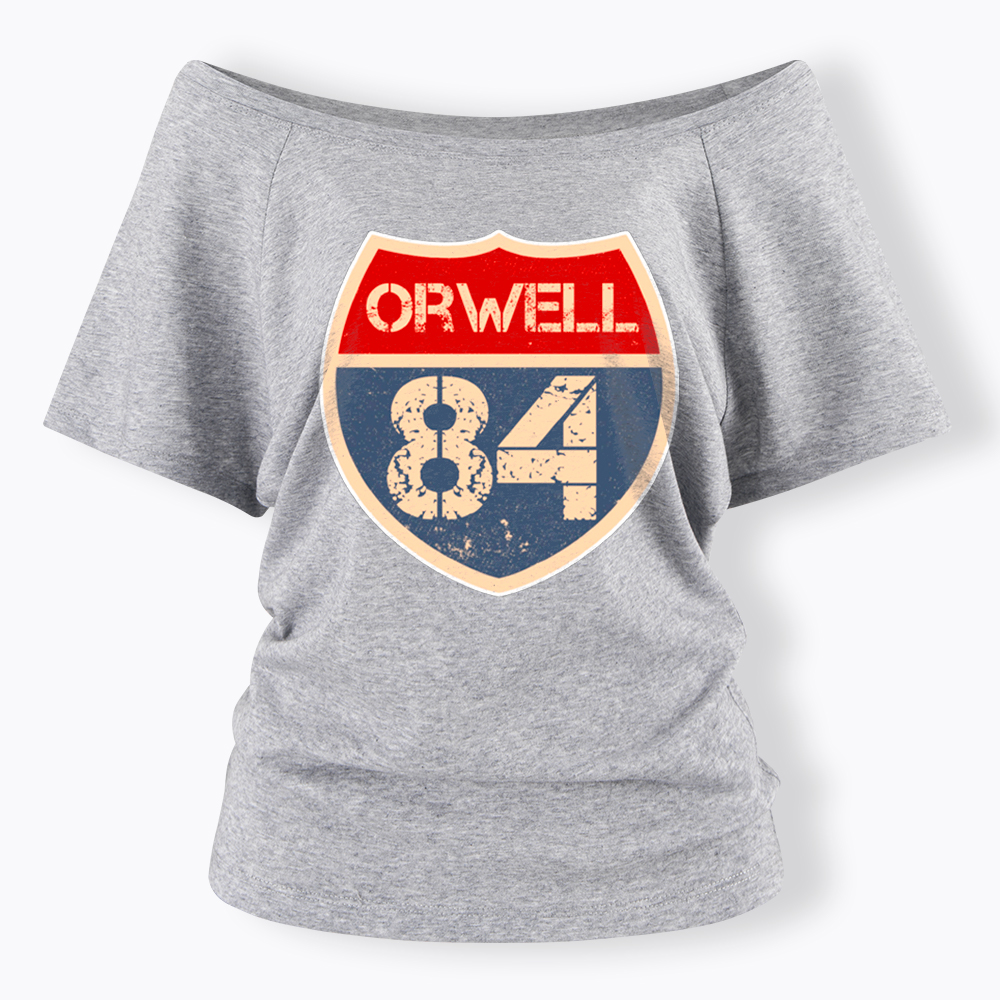 Orwell 84 Off Shoulder T-Shirt