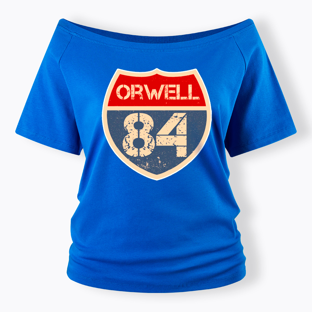 Orwell 84 Off Shoulder T-Shirt