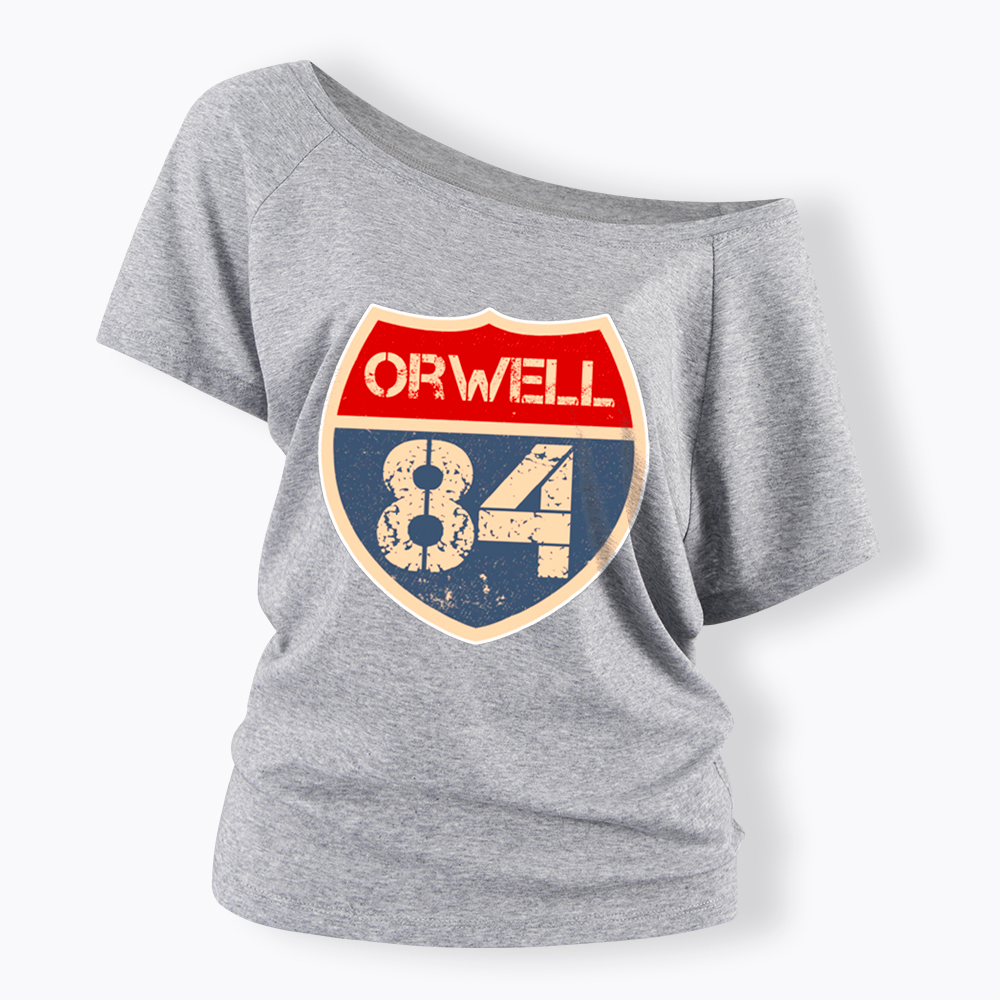 Orwell 84 Off Shoulder T-Shirt