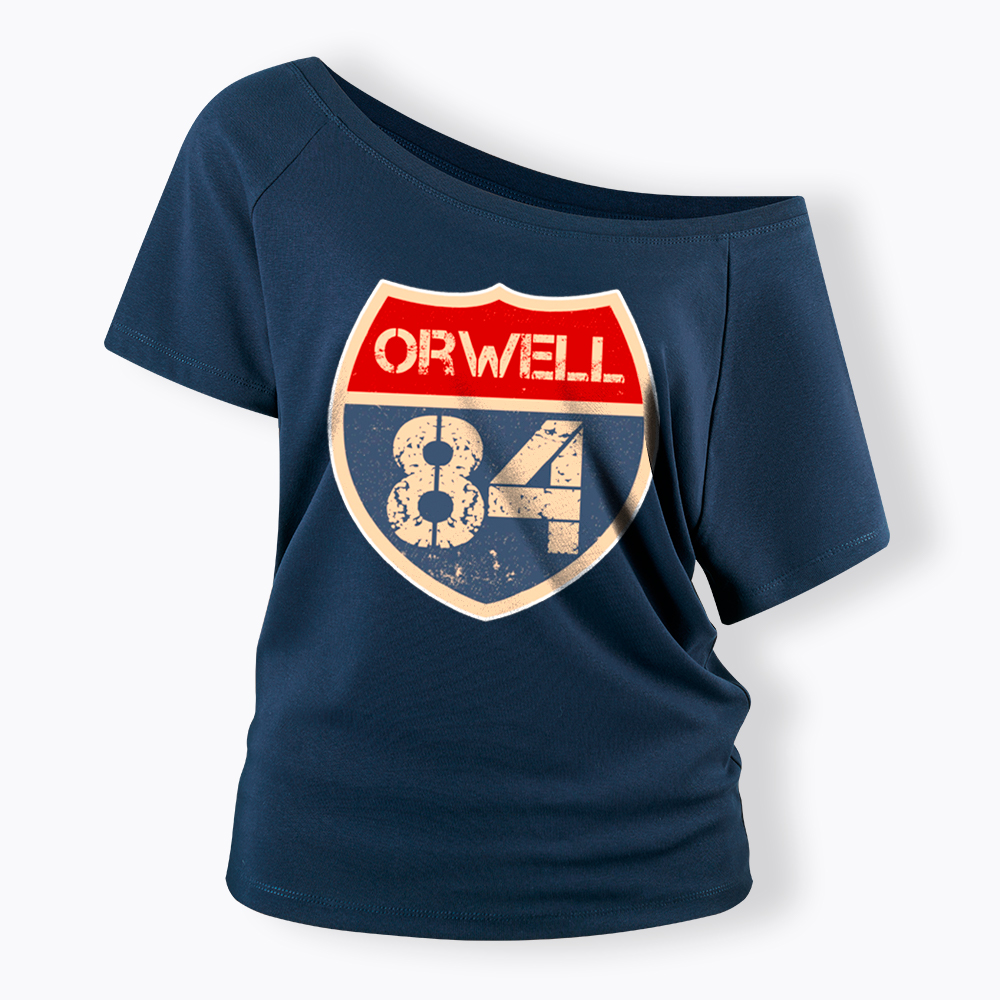 Orwell 84 Off Shoulder T-Shirt