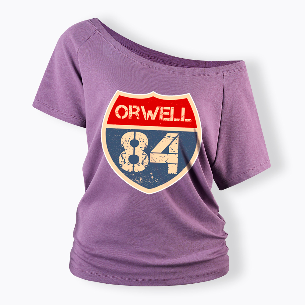 Orwell 84 Off Shoulder T-Shirt